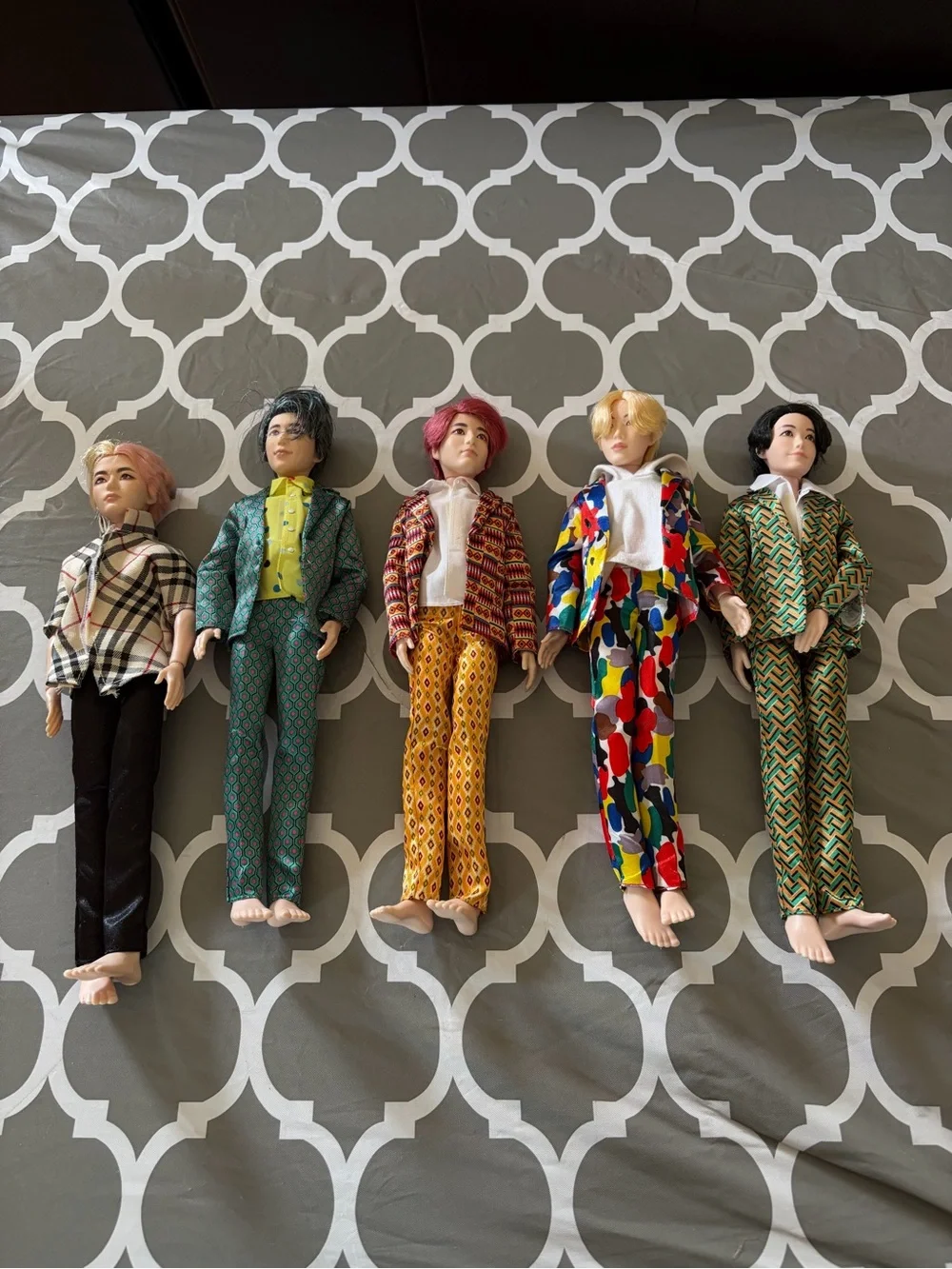 5 BTS Mattel Collectible Dolls